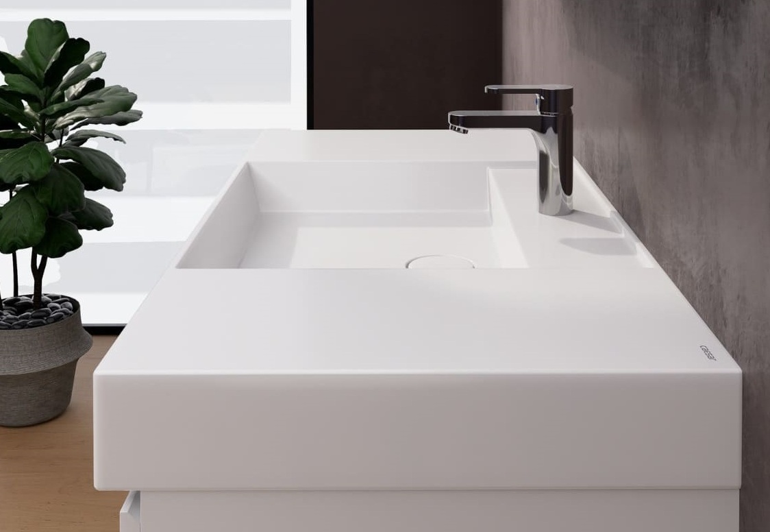 Chậu bàn đá liền khối