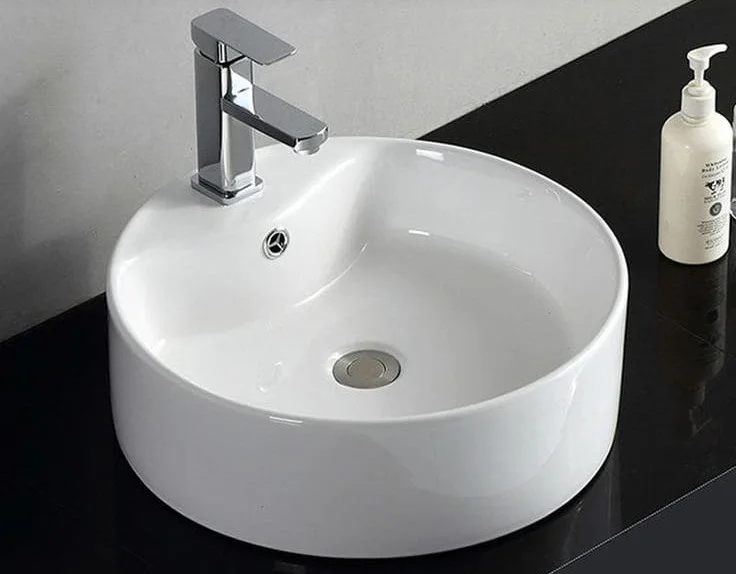 Chậu bàn đá tròn giá rẻ tại Luxbath 