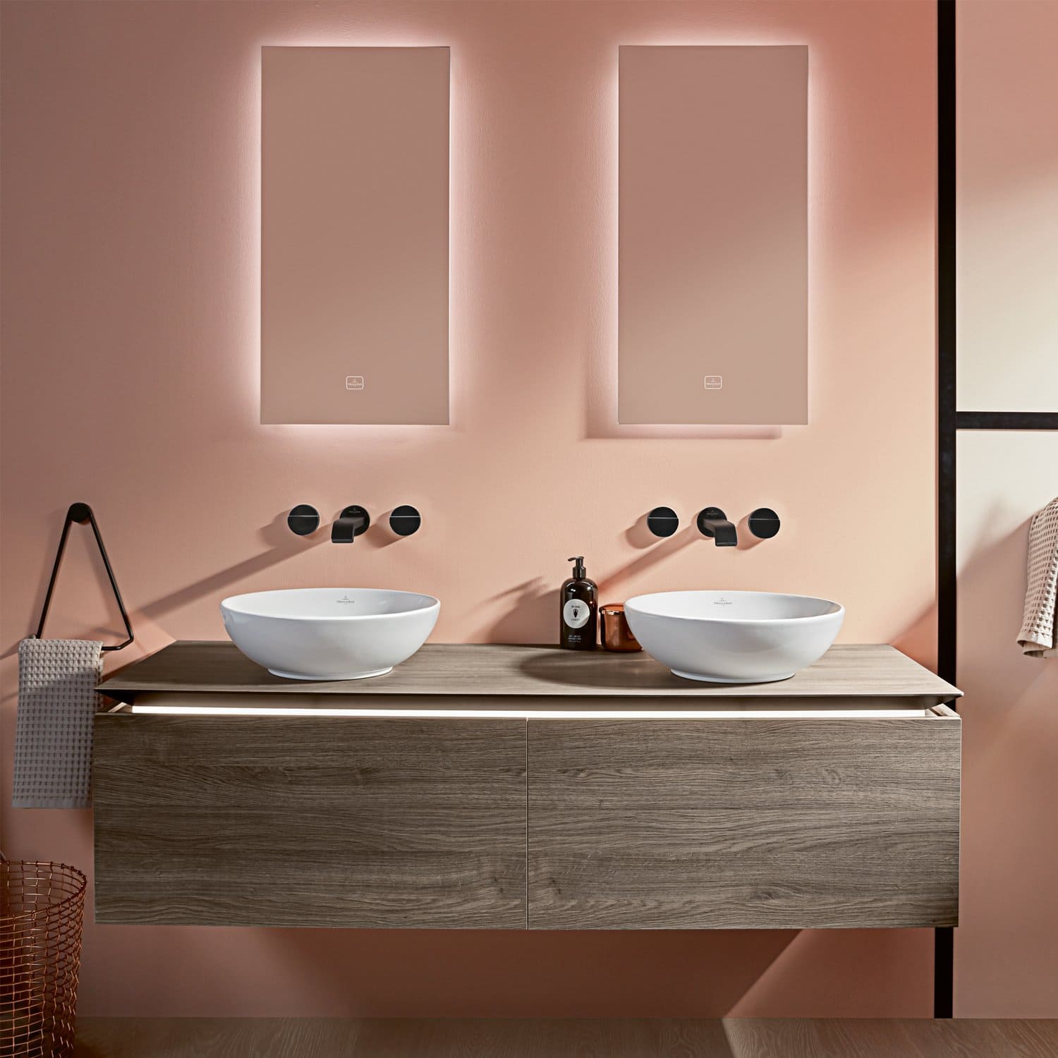 Chậu bàn đá tròn Villeroy-boch