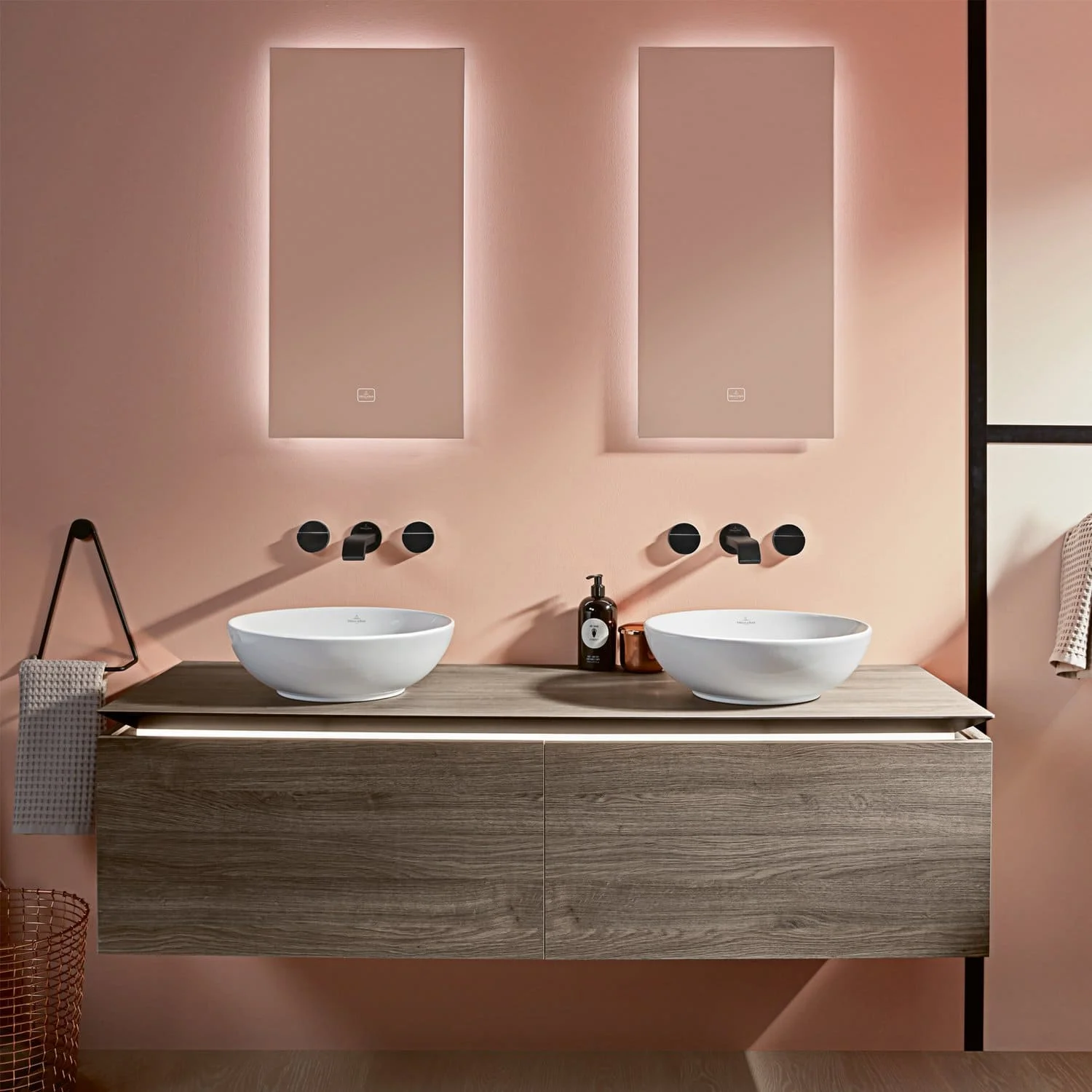 Chậu bàn đá tròn Villeroy-boch