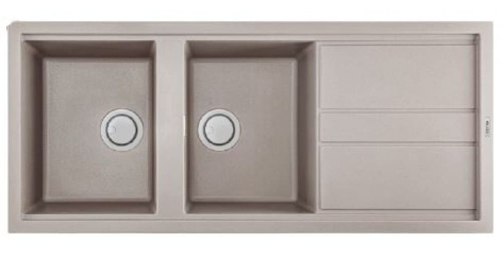 Chậu Rửa Chén Đá 2 hố 1 bàn Malloca TORTORA G 50043