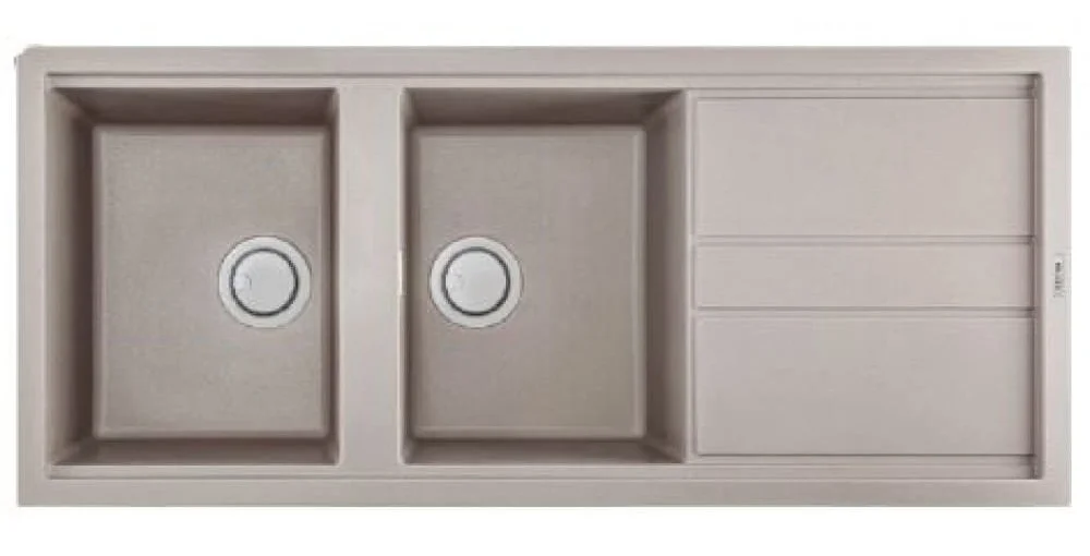 Chậu Rửa Chén Đá 2 hố 1 bàn Malloca TORTORA G 50043