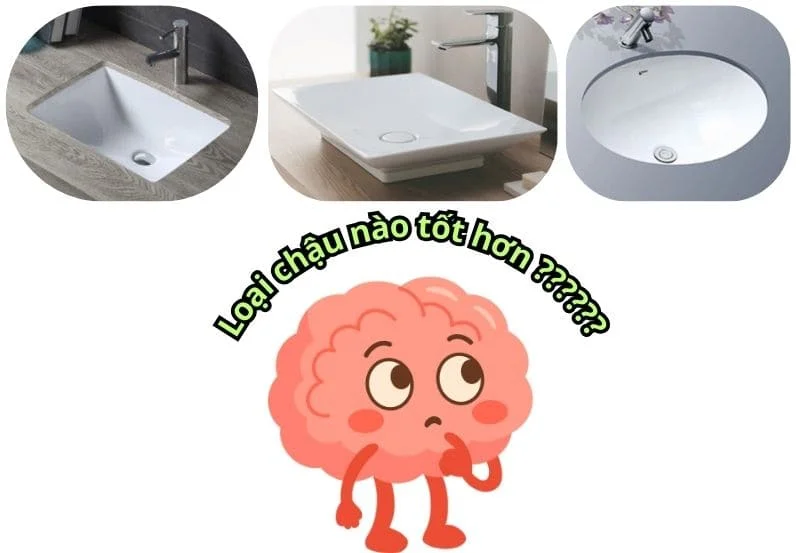 Chậu đặt bàn, chậu âm bàn loại nào tốt hơn?
