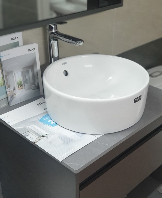 Chậu đặt trên bàn (lavabo nổi)