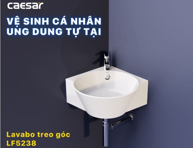 Chậu góc Caesar LF5238
