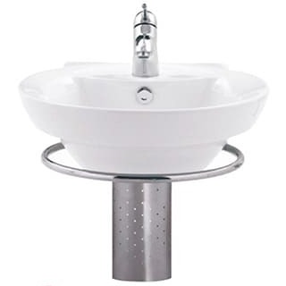 Chậu rửa Lavabo COTTO SC0285 chân ngắn