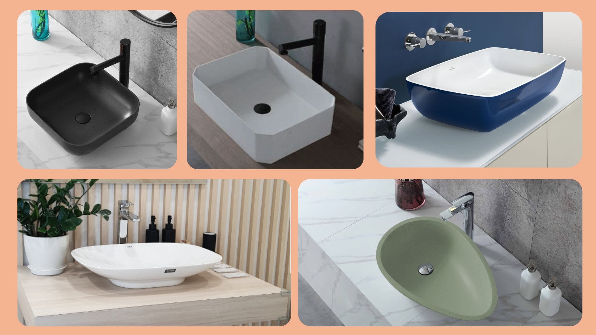 Chậu rưa bàn đá đa dạng kiểu dáng