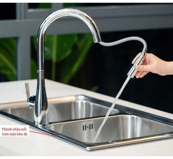 chậu rửa bát lắp dương bàn