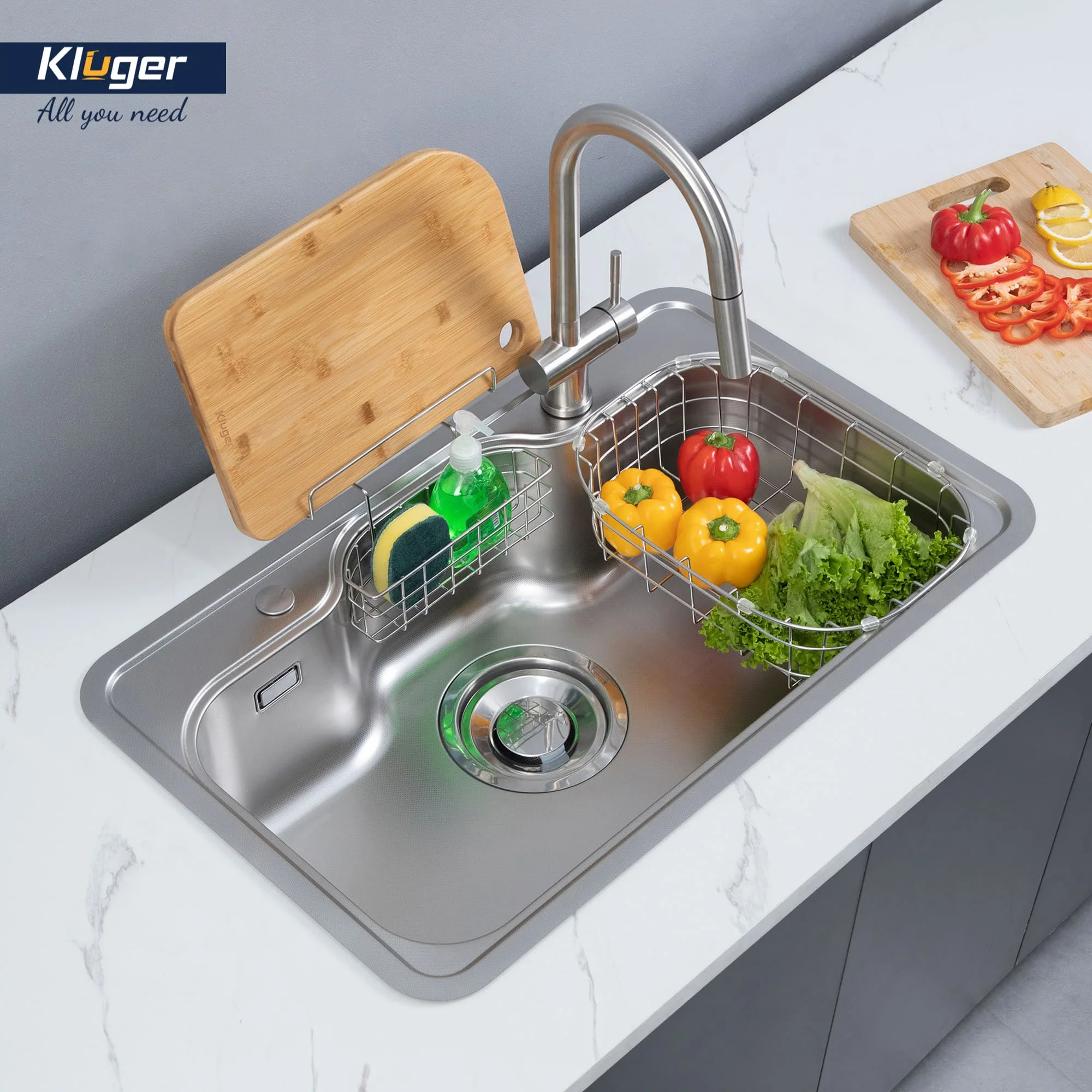 Chậu rửa bát Kluger thiết kế sang trọng