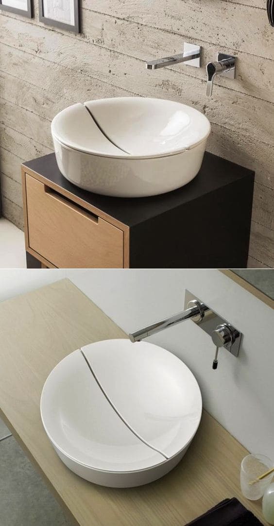 Chậu rửa bị nứt