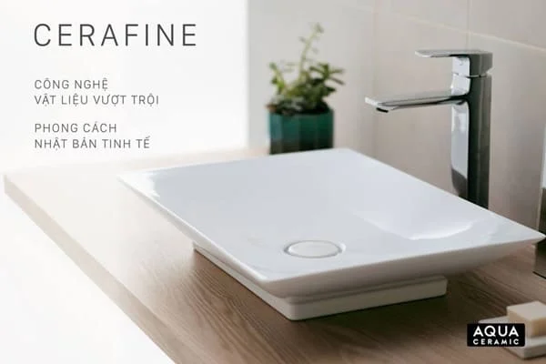 Chậu rửa inax công nghệ Cerafine 