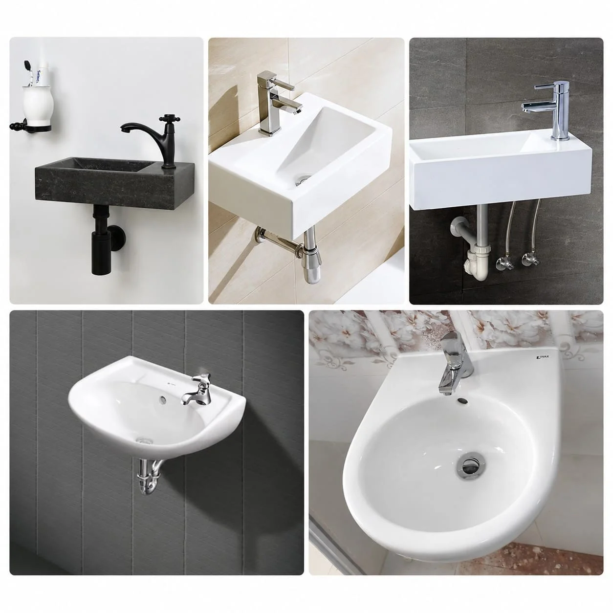 Chậu rửa mặt treo tường cho phòng tắm nhỏ