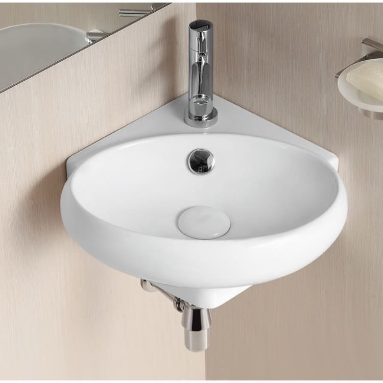 Chậu rửa lavabo treo tường hoặc đặt góc – Giải pháp tiết kiệm diện tích hiệu quả