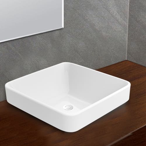 Chậu rửa mặt không chân đỡ Viglacera BS409