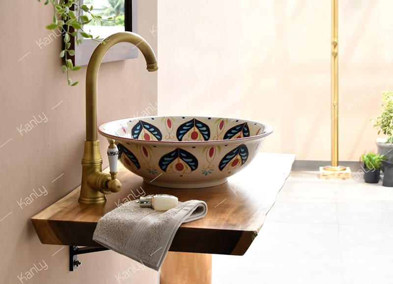Chậu sứ mỹ thuật Kanly tăng tính thẩm mỹ