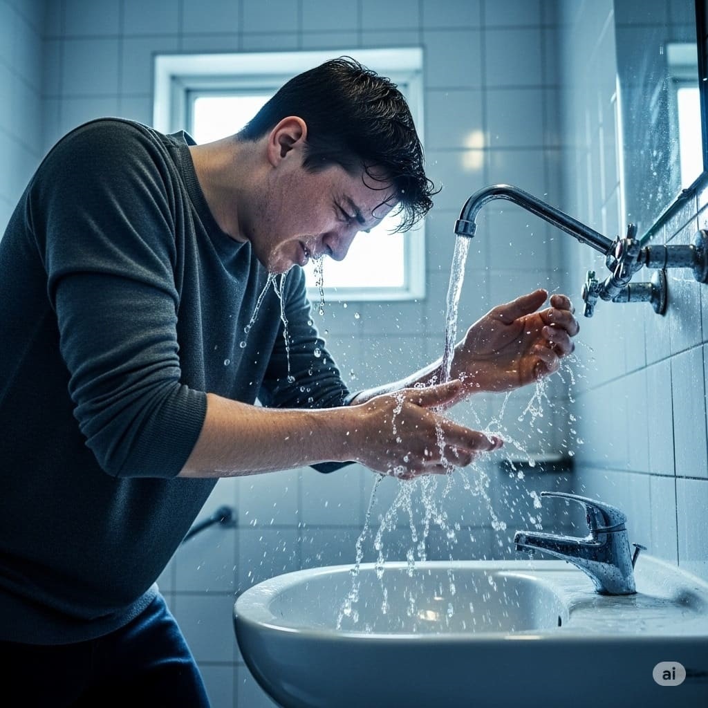 Chiều cao vòi không tính toán khó thao tác