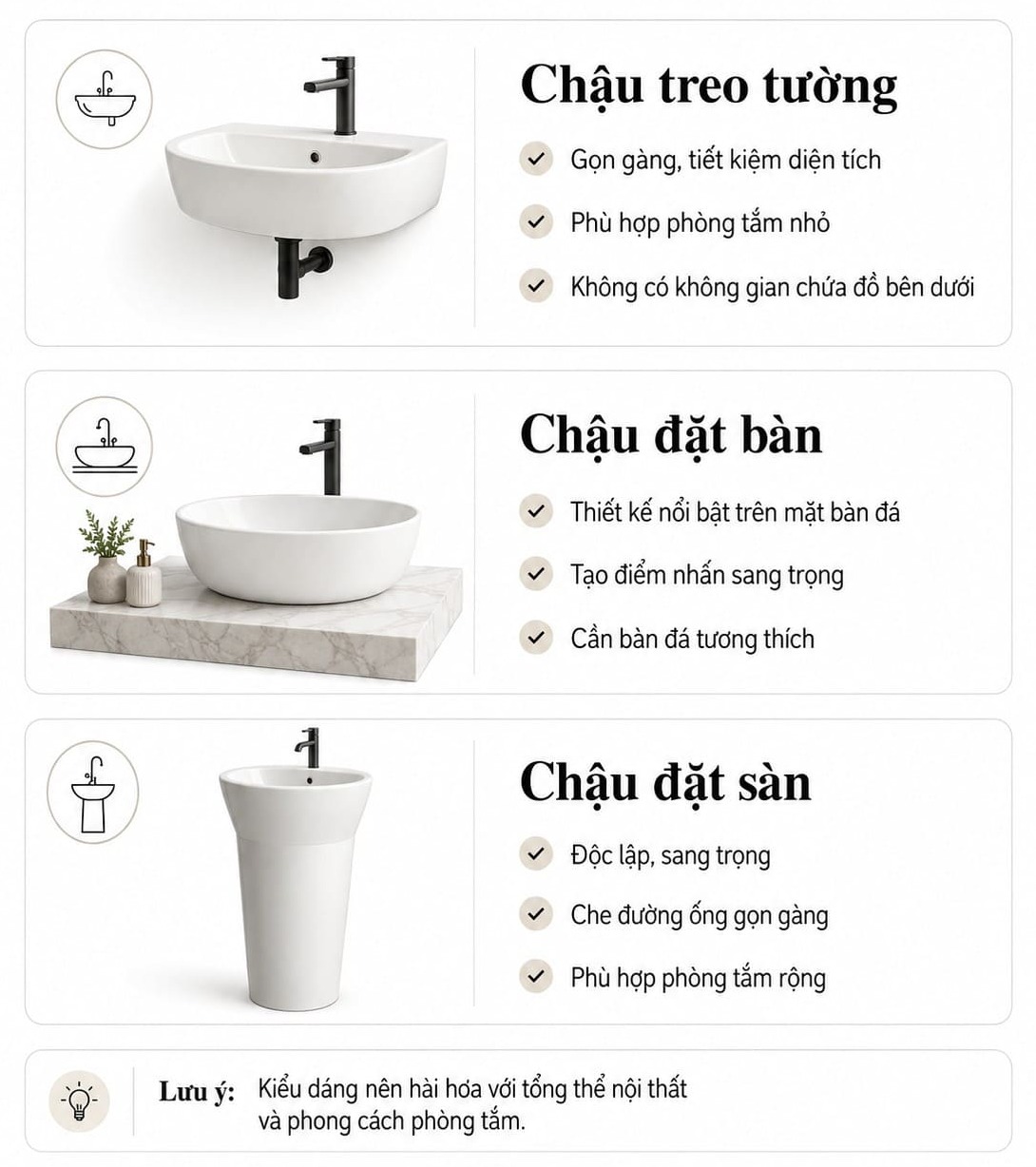 Chọn kiểu dáng phù hợp