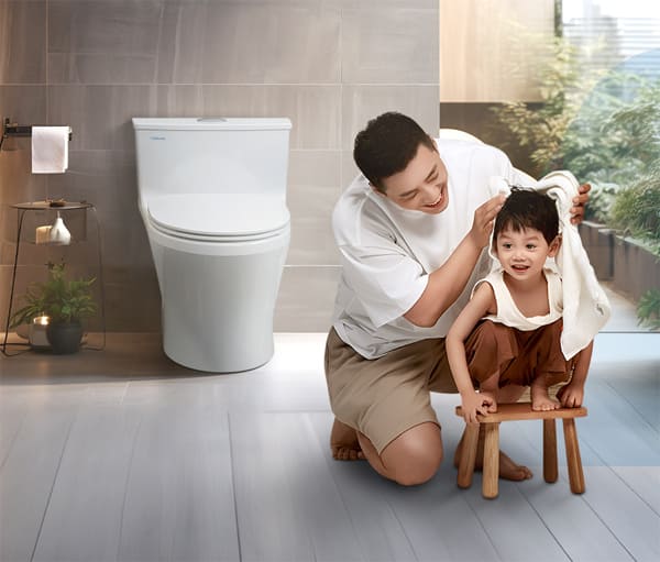 Chọn sai kích thước so với không gian phòng tắm