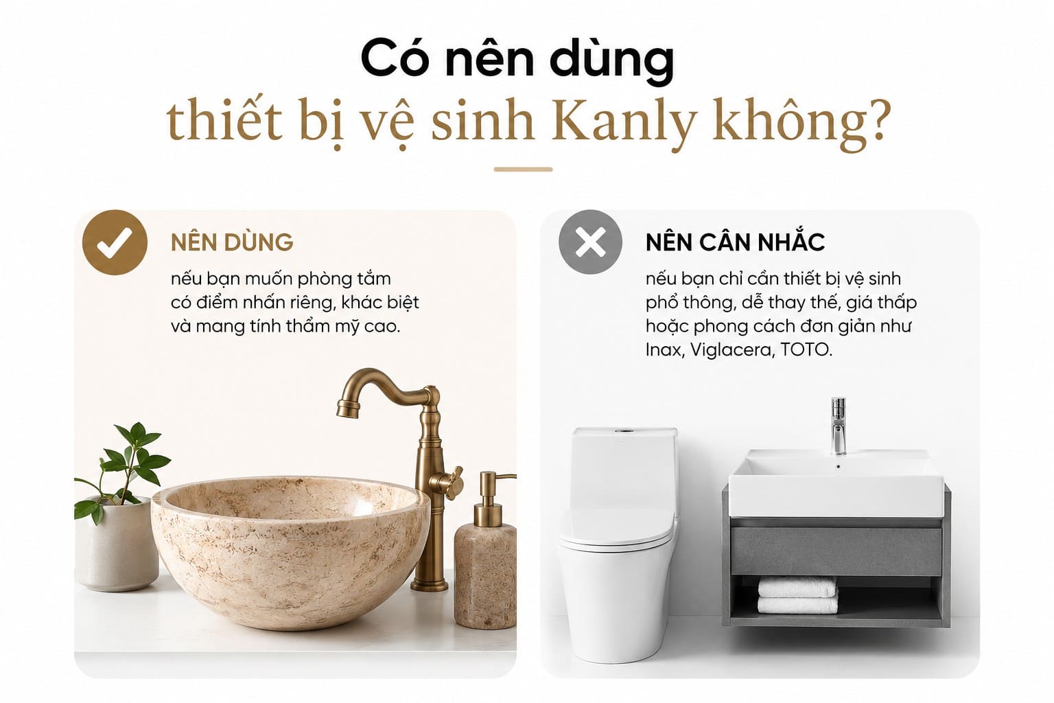 Có nên dùng thiết bị vệ sinh Kanly không?