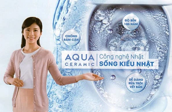 Công nghệ men Aqua Ceramic độ bền cao