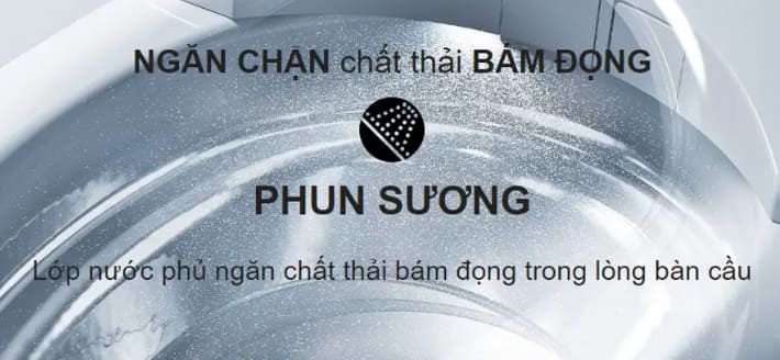 Công nghệ phun sương bồn cầu toto