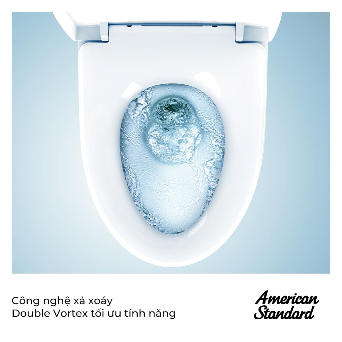 Siphon max – Xả xoáy đôi kết hợp tia đẩy, tiết kiệm nước