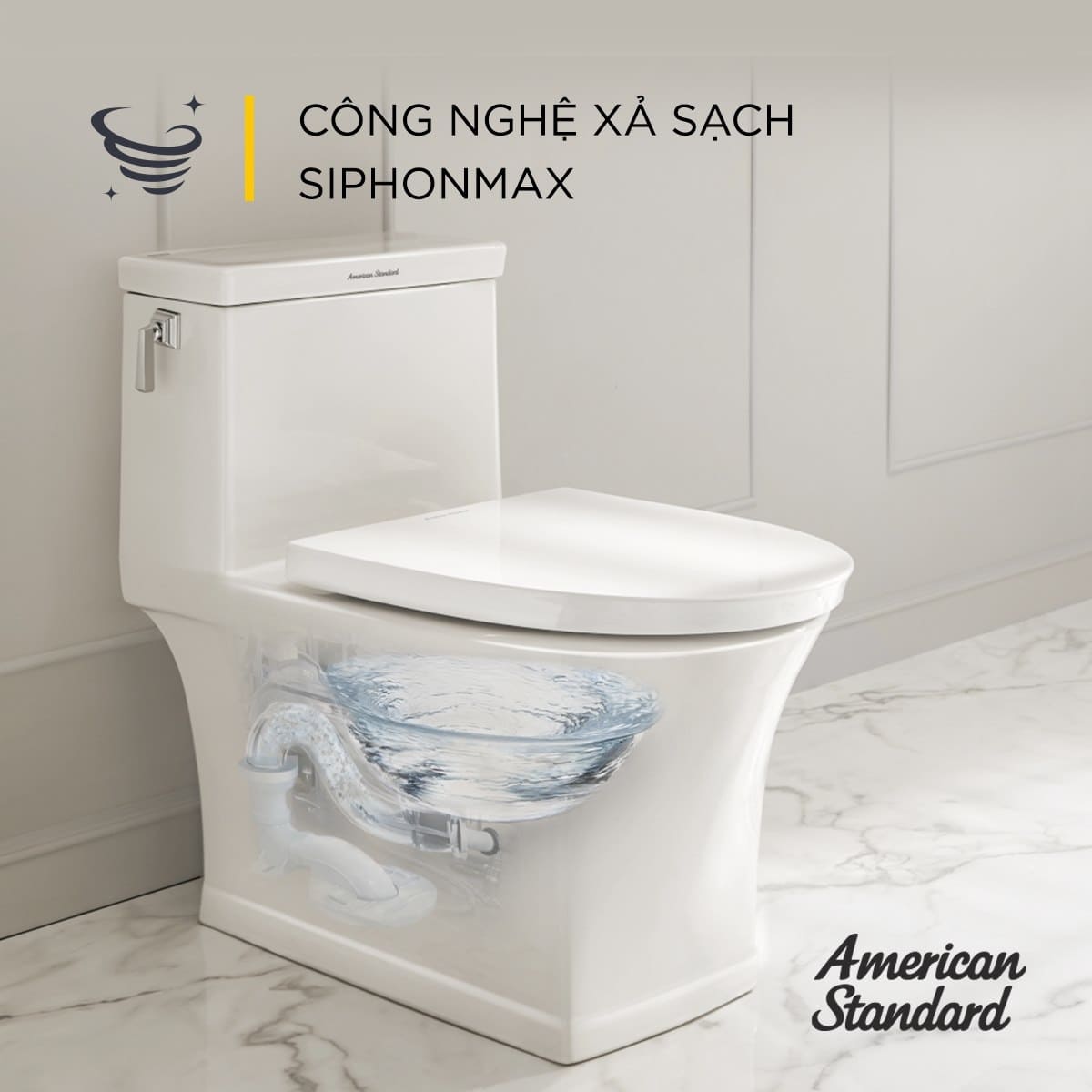công nghệ xiphong max bồn cầu