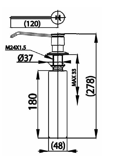 bản vẽ kỹ thuật Hộp đựng xà phòng COTTO CT0141(HM)