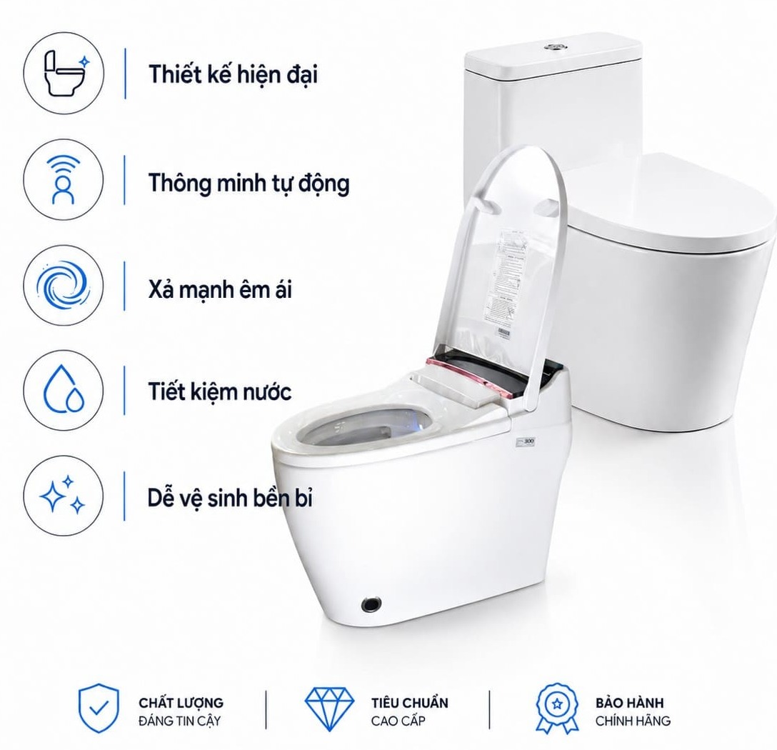 Điểm nổi bật của bồn cầu Hiwim