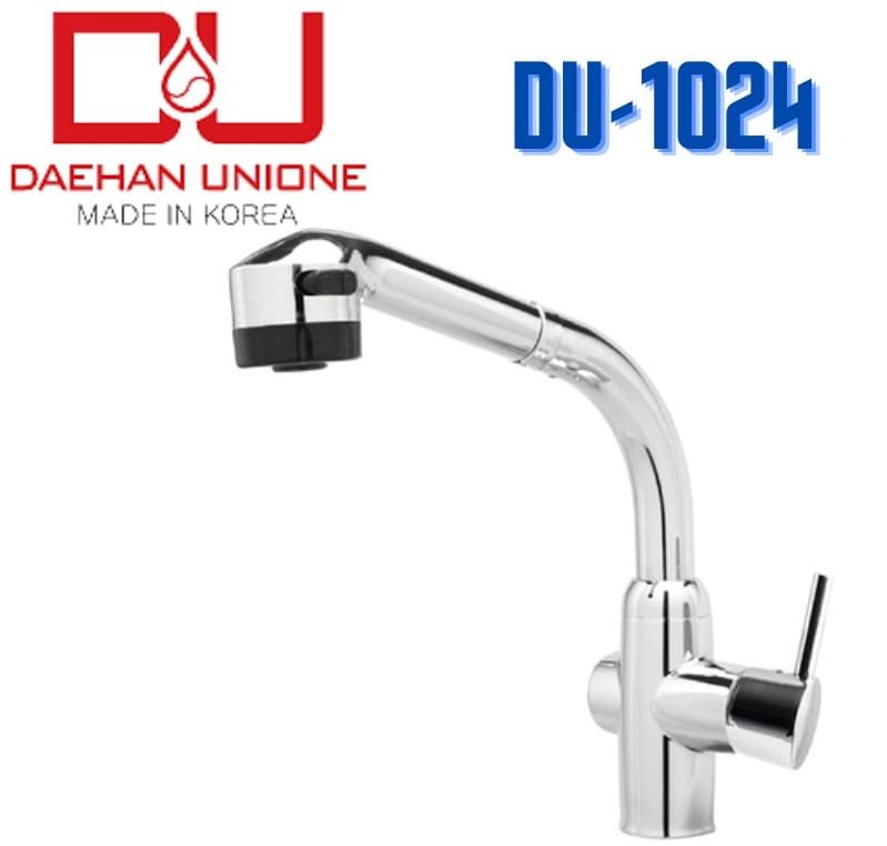 Vòi chậu rửa bát rút Hàn Quốc DU-1024