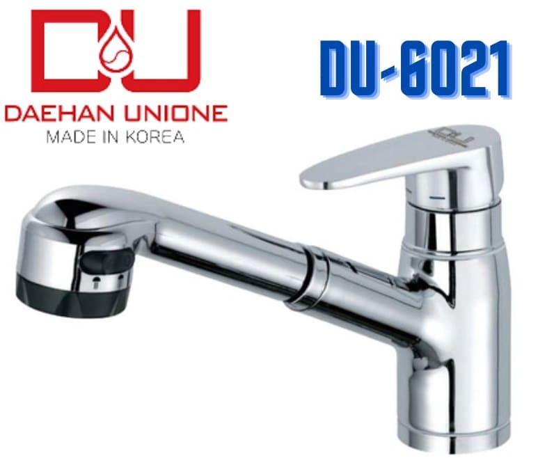 Vòi chậu rửa bát rút dây Hàn Quốc Daehan DU-6021