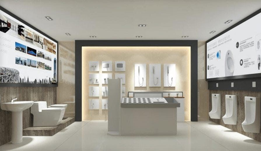 Showroom thiết bị vệ sinh Jomoo tại Bình Dương