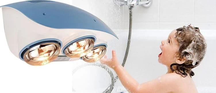 đèn sưởi nhà tắm giúp giữ ấm cơ thể