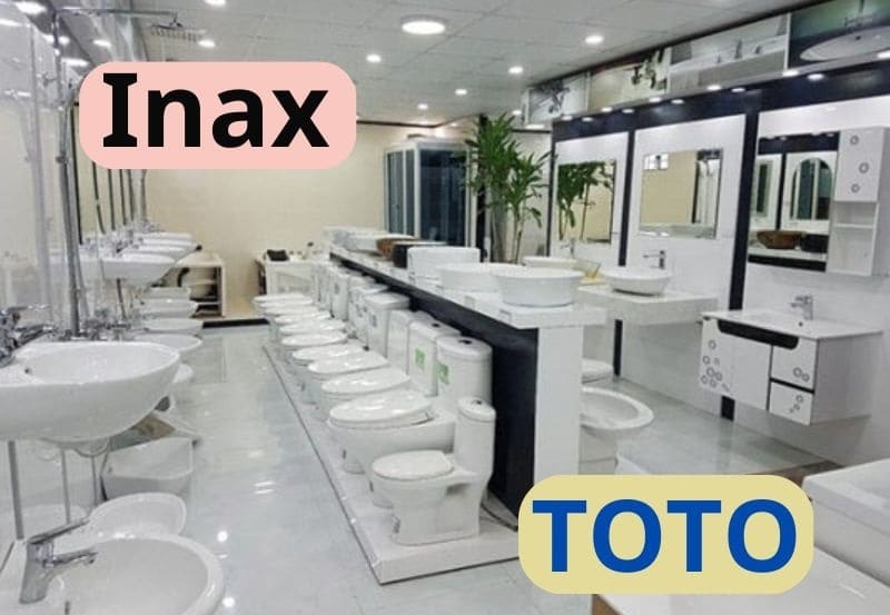 Điểm giống nhau thiết bị vệ sinh inax và toto