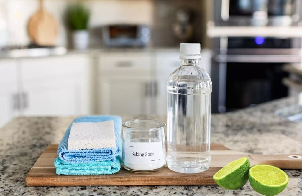 Dụng cụ cần chuẩn bị để vệ sinh chậu