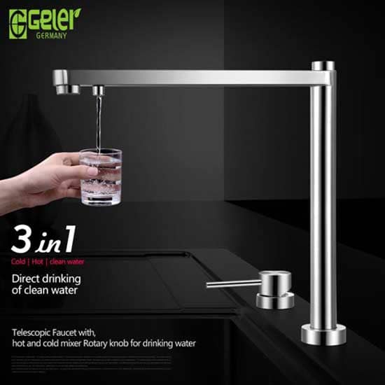 Vòi rửa bát nóng lạnh Geler GL 3060 