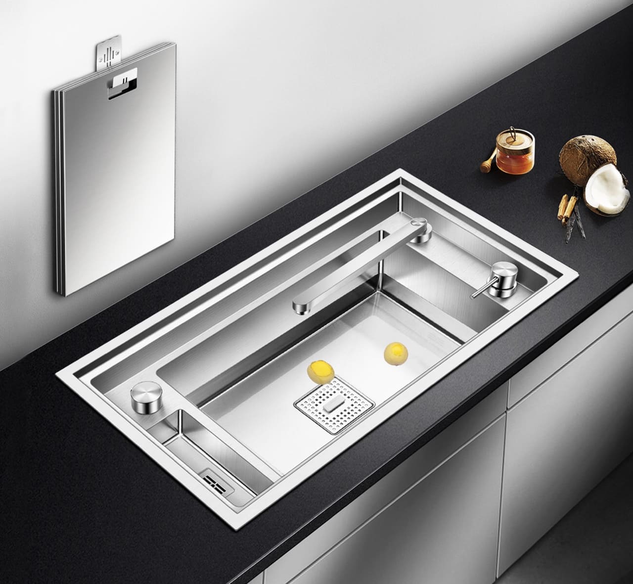 Chậu rửa bát 1 hố Geler GL-8243Y