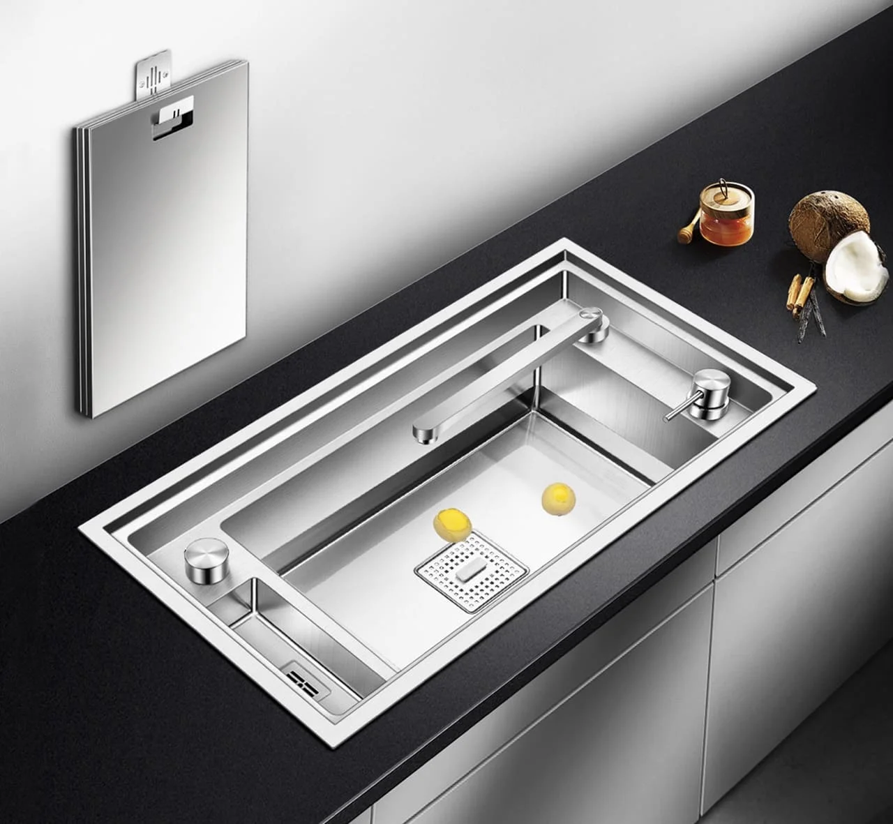Chậu rửa bát 1 hố Geler GL-8243Y