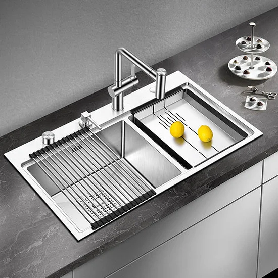 Chậu rửa bát 1 hố 1 bàn Geler GL-7648
