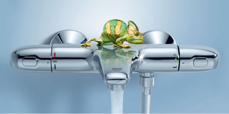 Công nghệ điều chỉ nhiệt độ Grohe Turbostat