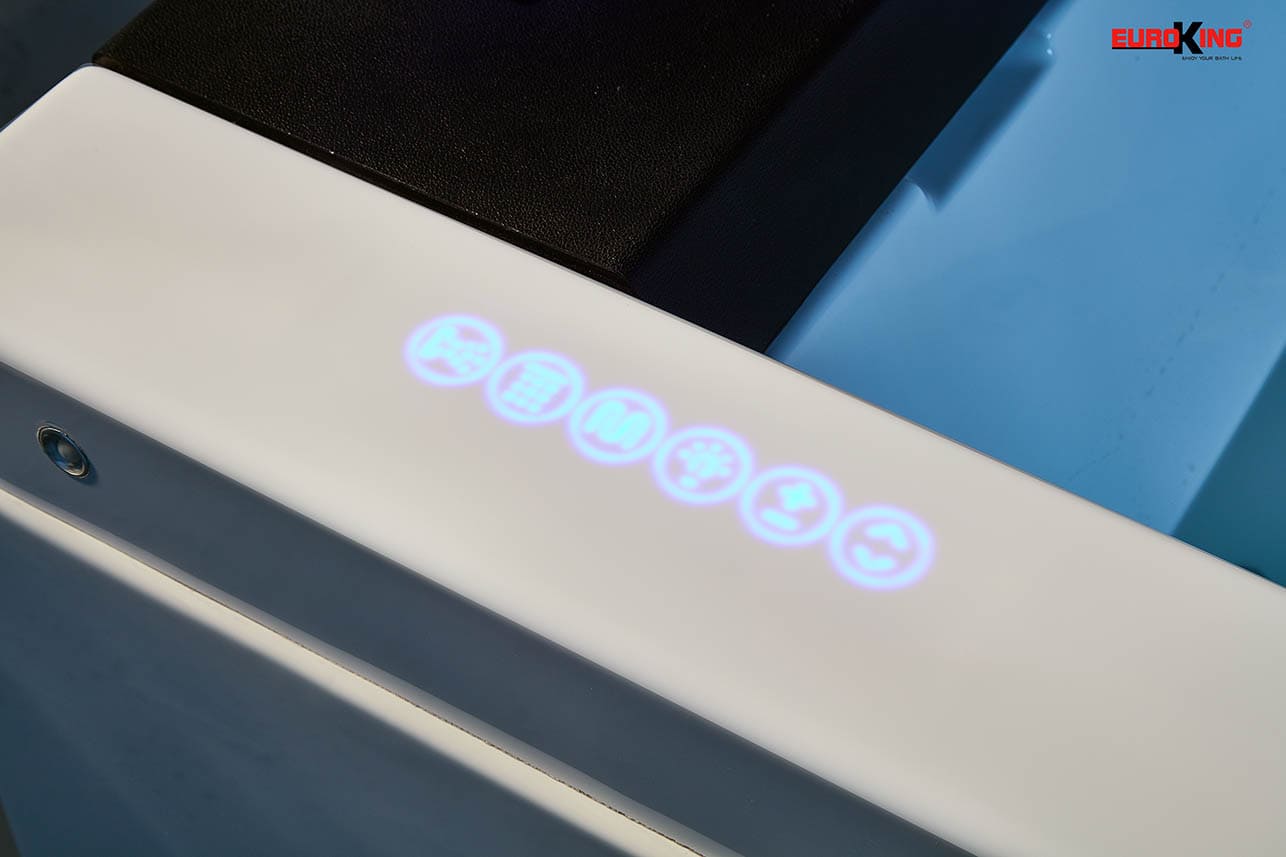 Hệ thống điều khiển chức năng hoạt động của bồn tắm EU-1108B