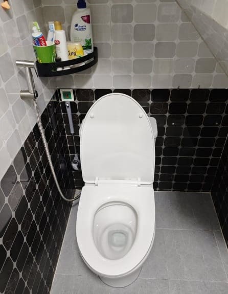 Hình ảnh thực tế bồn cầu inax AC-969 lắp tại nhà khách hàng
