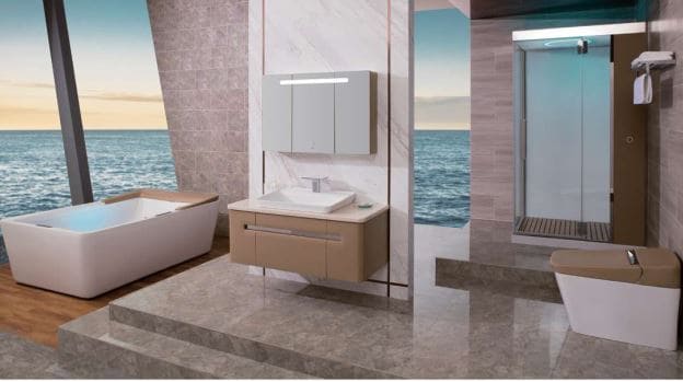 Showroom thiết bị vệ sinh Jomoo tại Tiền Giang