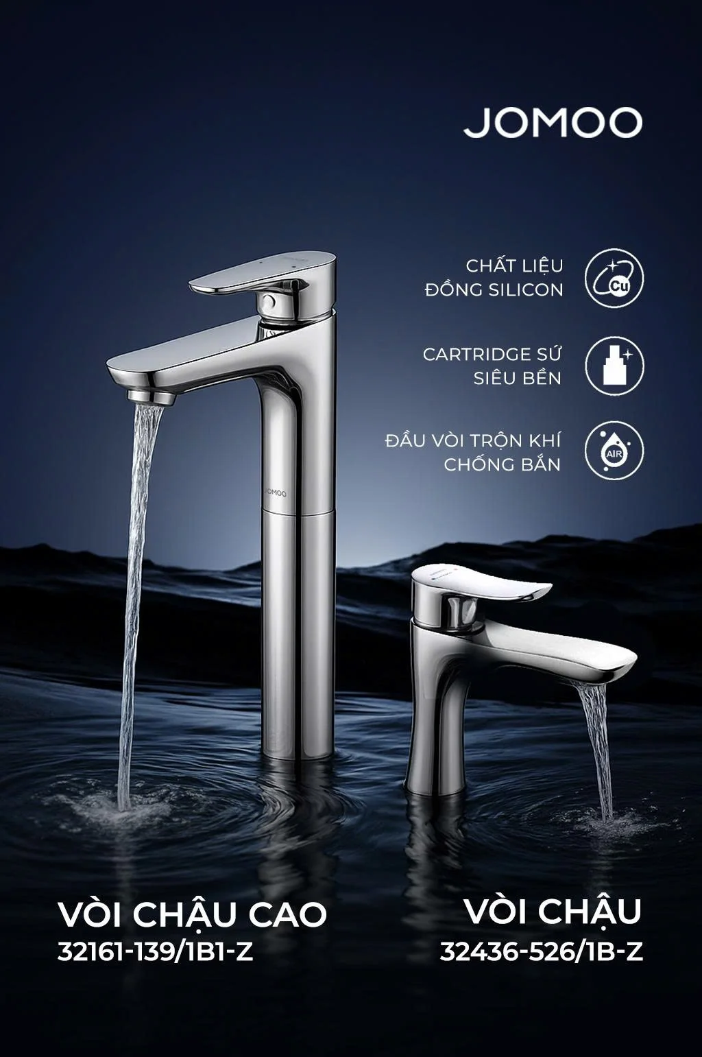 Jomoo hơi thở mới từ Trung Quốc với công nghệ thông minh