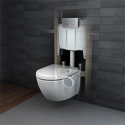 Két nước âm tường được giấu kỹ trong tường