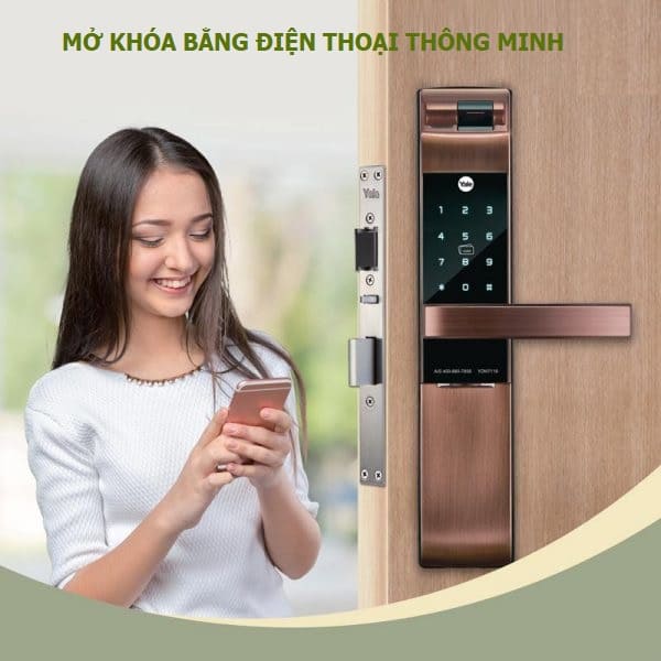 Khóa điện tử yale YDM7116 điều khiển bằng di động