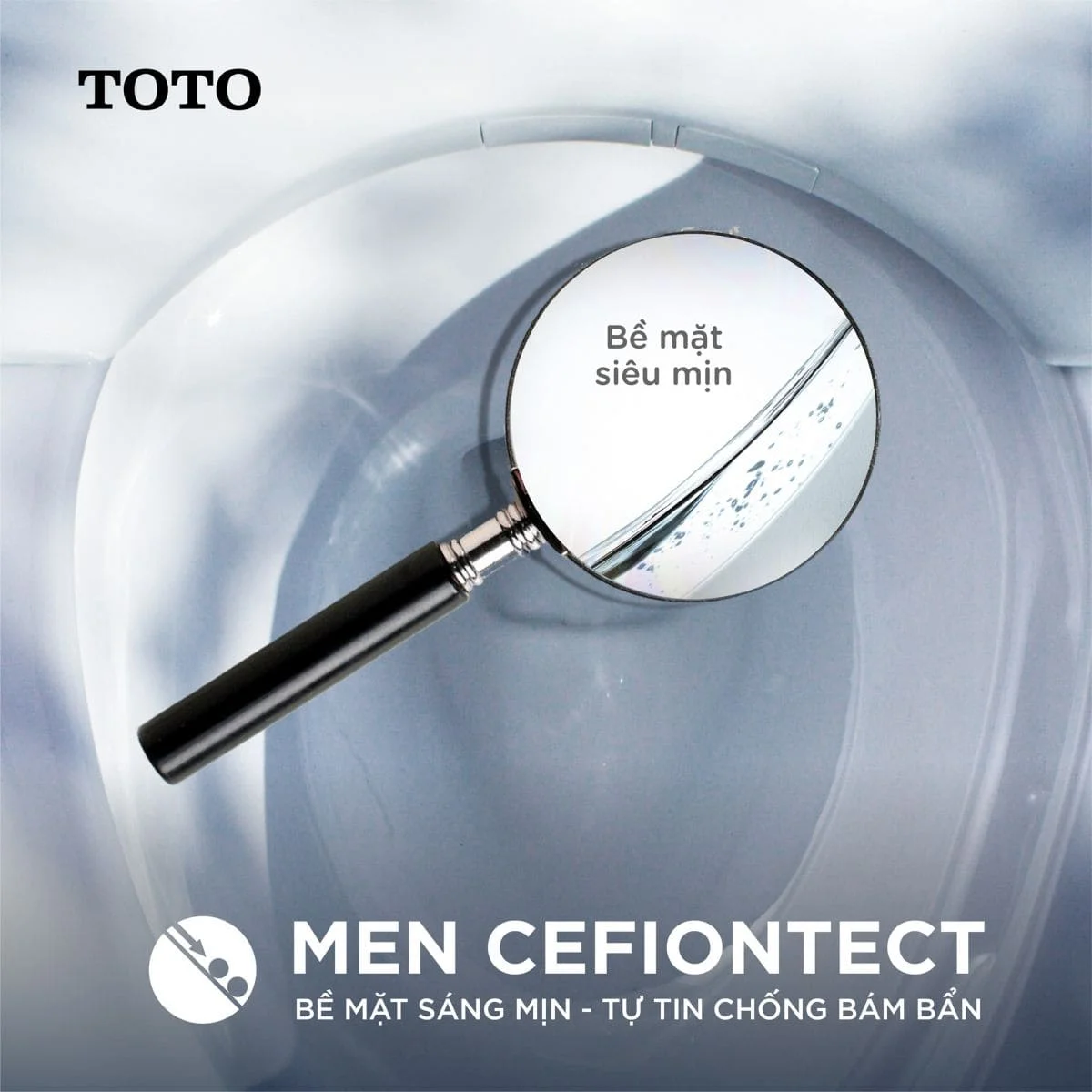 Không lựa chọn men chống bám bẩn