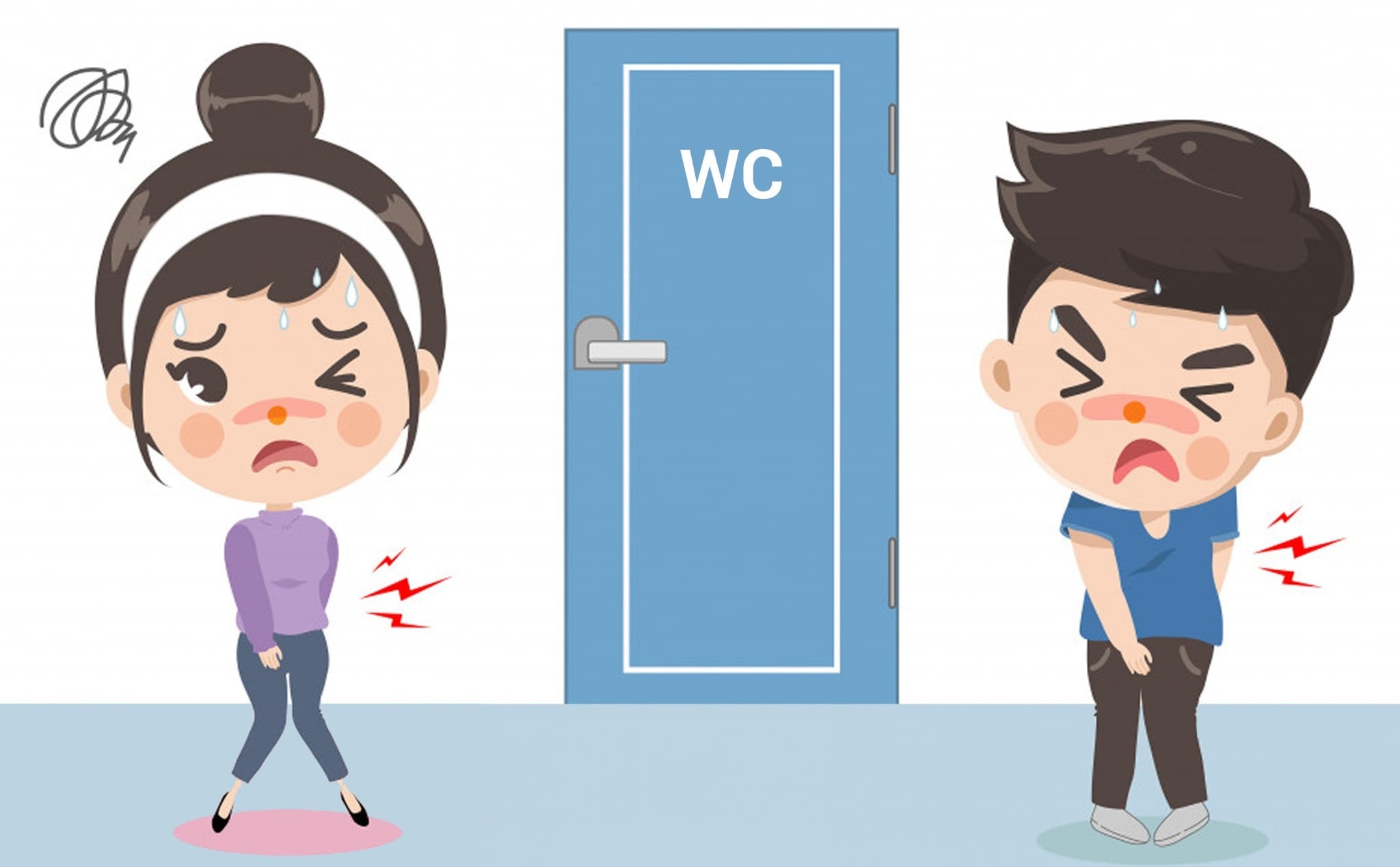  Không nín nhịn khi cần đi vệ sinh