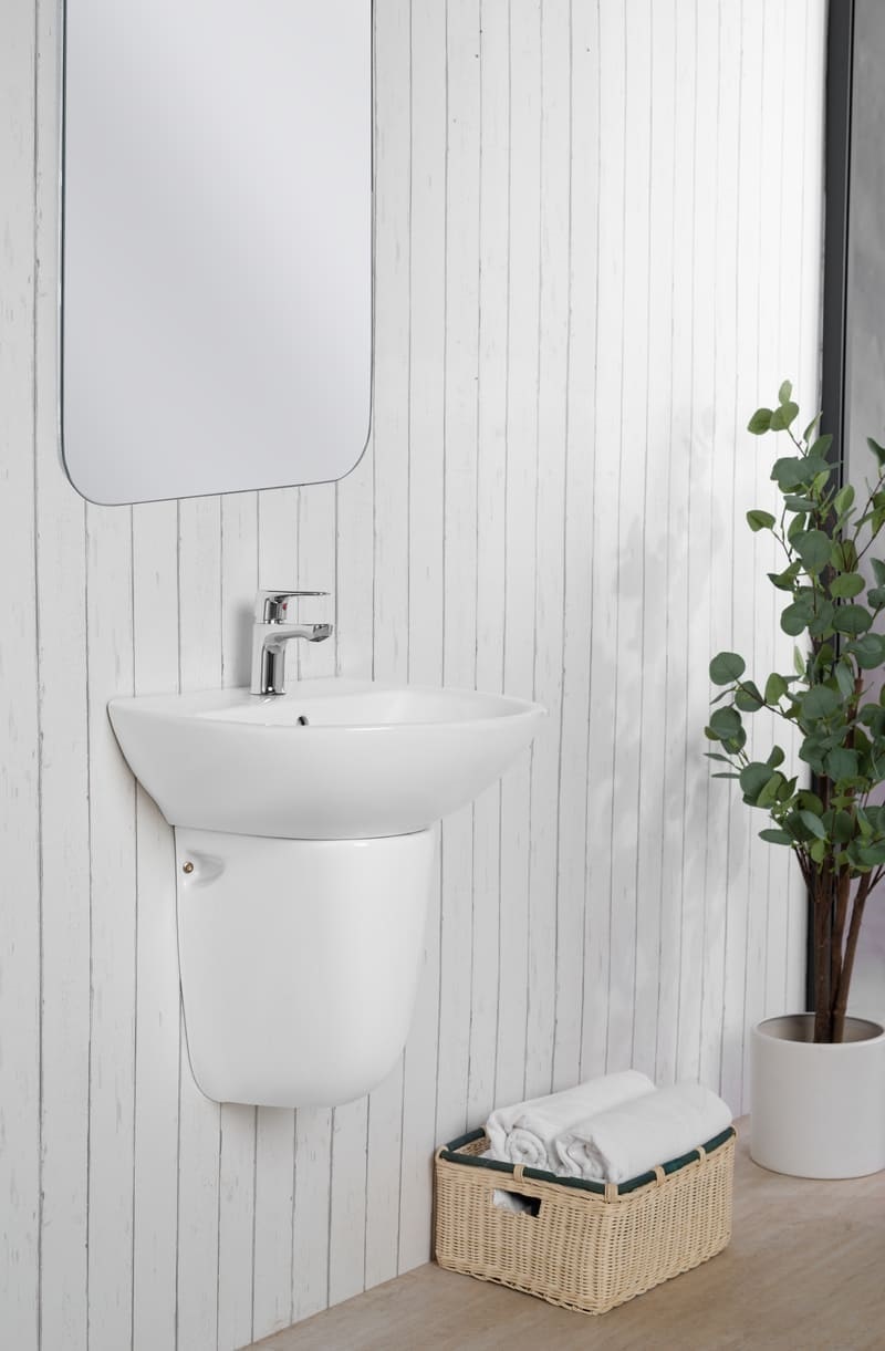 Kinh nghiệm chọn chậu treo tường Inax phù hợp