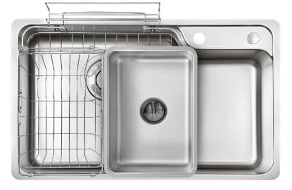 Chậu rửa bát 1 hố Kluger KH8048FS-S80 PLUS